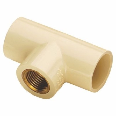 CPVC BRASS RED TEE F/T SUPREME 20MMx15MM
