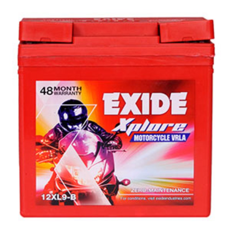 EXIDE 9LB [ Warranty: 48 Months (24 Months Free of Cost + 24 Months Pro Rata)