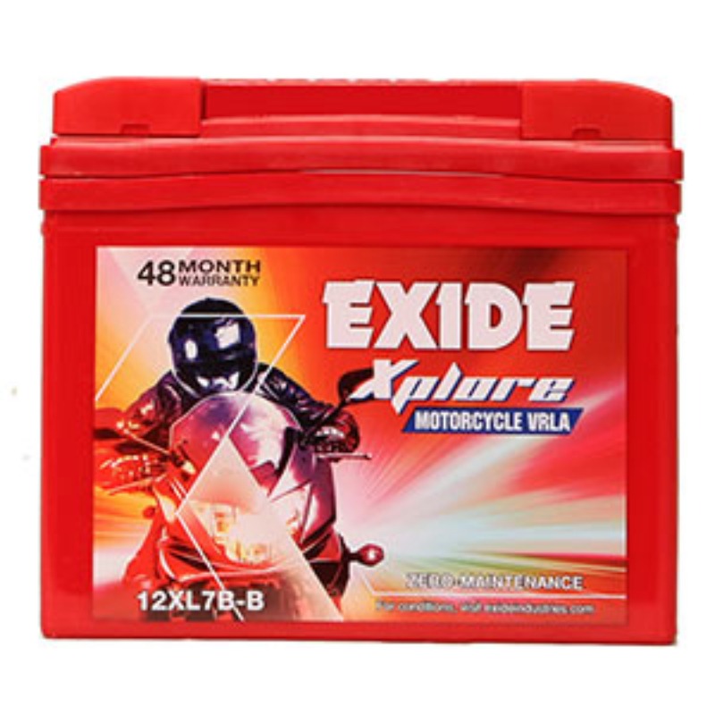 EXIDE 7LB [ Warranty: 48 Months (24 Months Free of Cost + 24 Months Pro Rata)