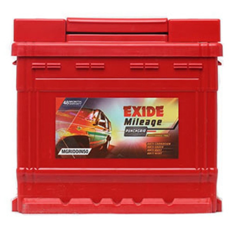 Exide Mileage MLDIN50 [Warranty: 55 Months (30 Months Full Replacement + 25 Months Pro Rata)