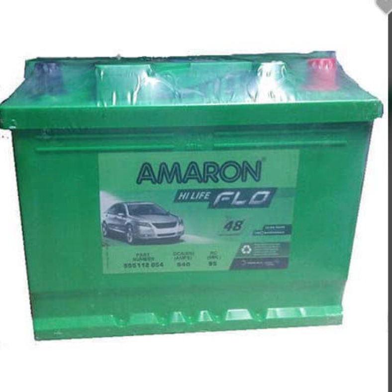 Amaron FLO DIN55 [Warranty: 55 Months (30 Months Full Replacement + 25 Months Pro Rata)