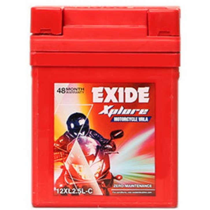 EXIDE 2.5L-C [ Warranty: 48 Months (24 Months Free of Cost + 24 Months Pro Rata)