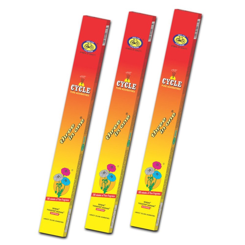 CYCLE AGARBATHI 3 IN 1 5RS*12