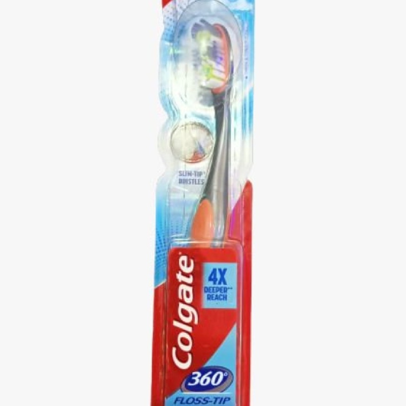 Colgate 360 FlossTip Medium Toothb