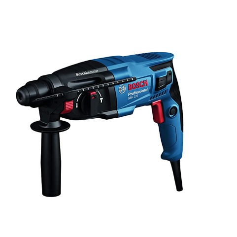 Bosch Concrete, Steel & Wood Gbh 220 Corded Electric Professional Rotary Hammer (720Watt , 2.0J, 2.3 Kg)