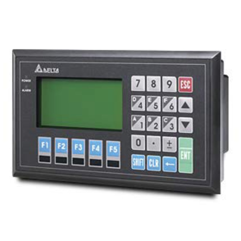 DELTA HMI Model: TP08G-BT2 8 Line Text Panel HMI 3.8 Inch