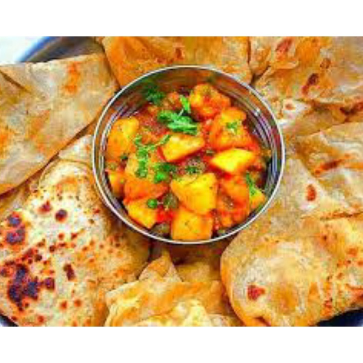 Aloo Sabji With 2 paratha