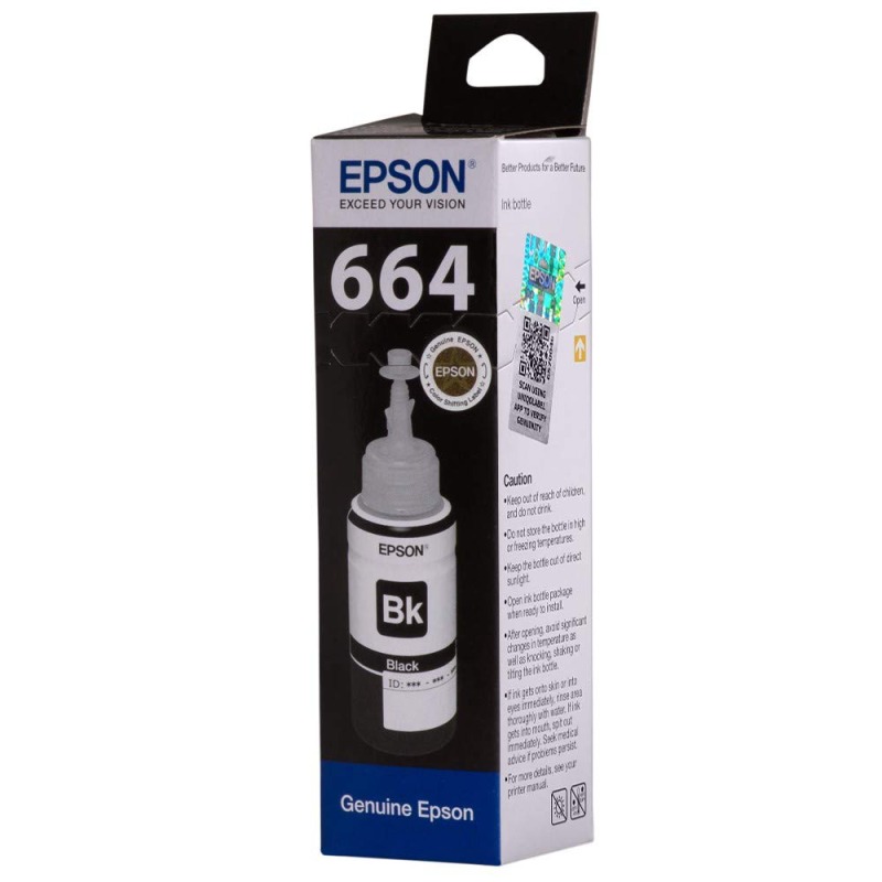 664 BLK EPSON INK 70ML