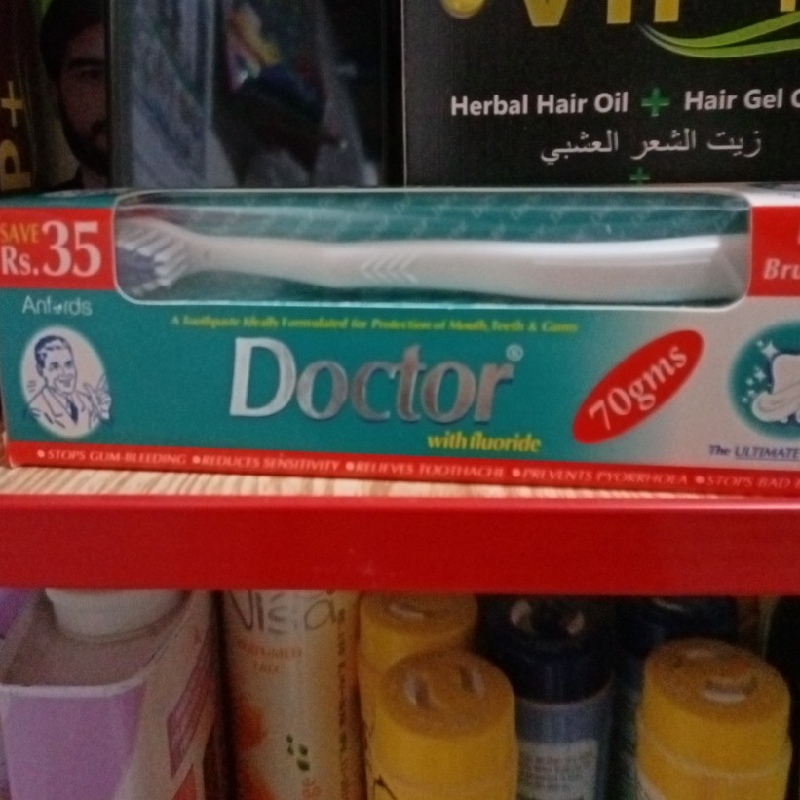 Doctor toothpaste with Brush 70gms