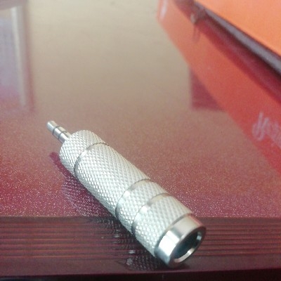 3.5 Male to 6.5 audio converter